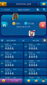 Dominoes LiveGames online preview 4